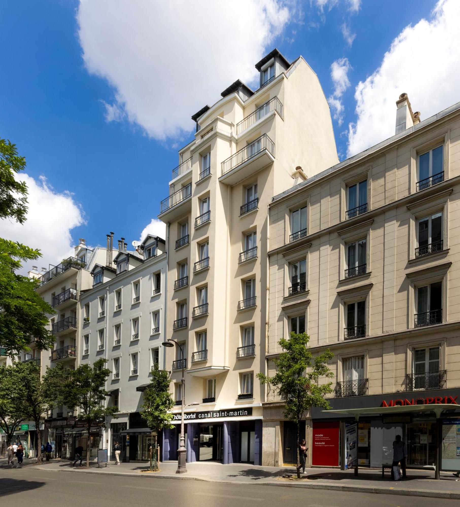 Libertel Canal Saint Martin Paris Bagian luar foto